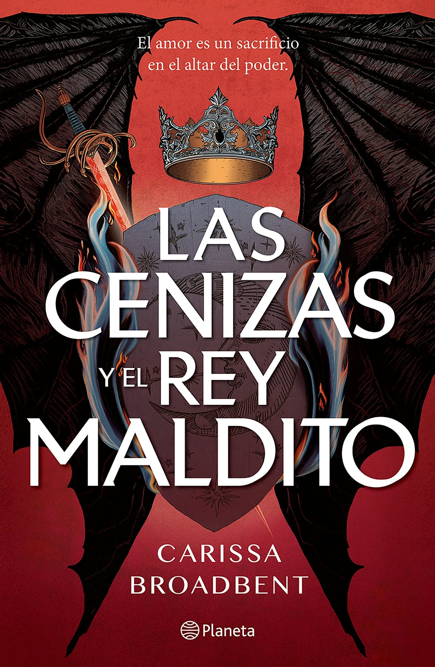 Book cover image for Las cenizas y el rey maldito / The Ashes and the Star-Cursed King  (Las coronas de Nyaxia 2) ISBN: 9786073930918
