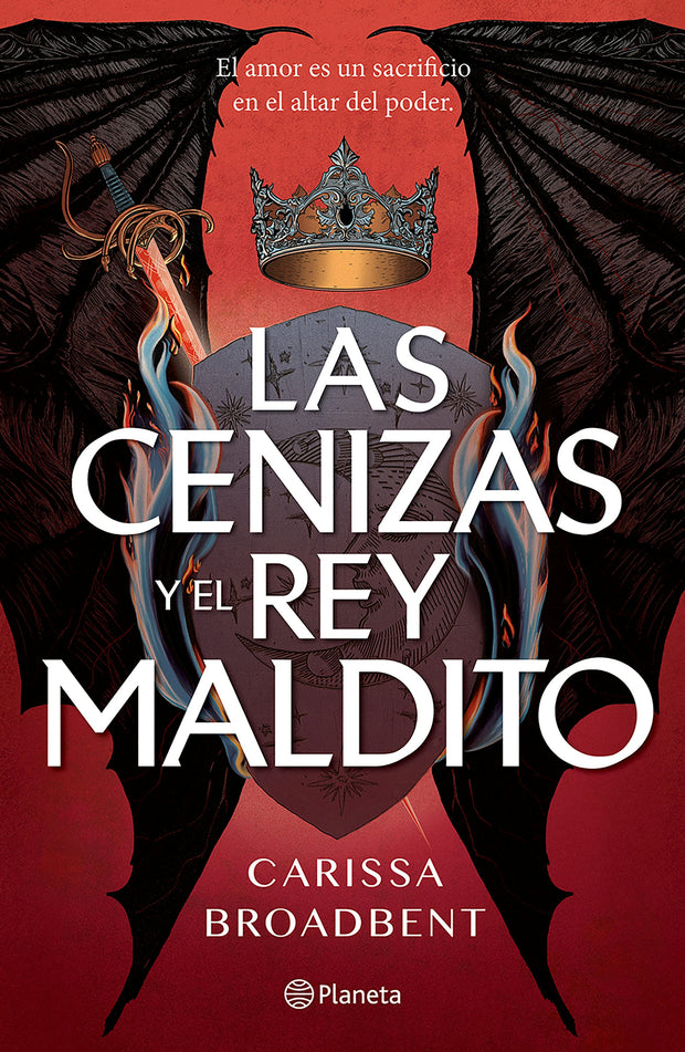 Cover image for Las cenizas y el rey maldito / The Ashes and the Star-Cursed King  (Las coronas de Nyaxia 2), isbn: 9786073930918