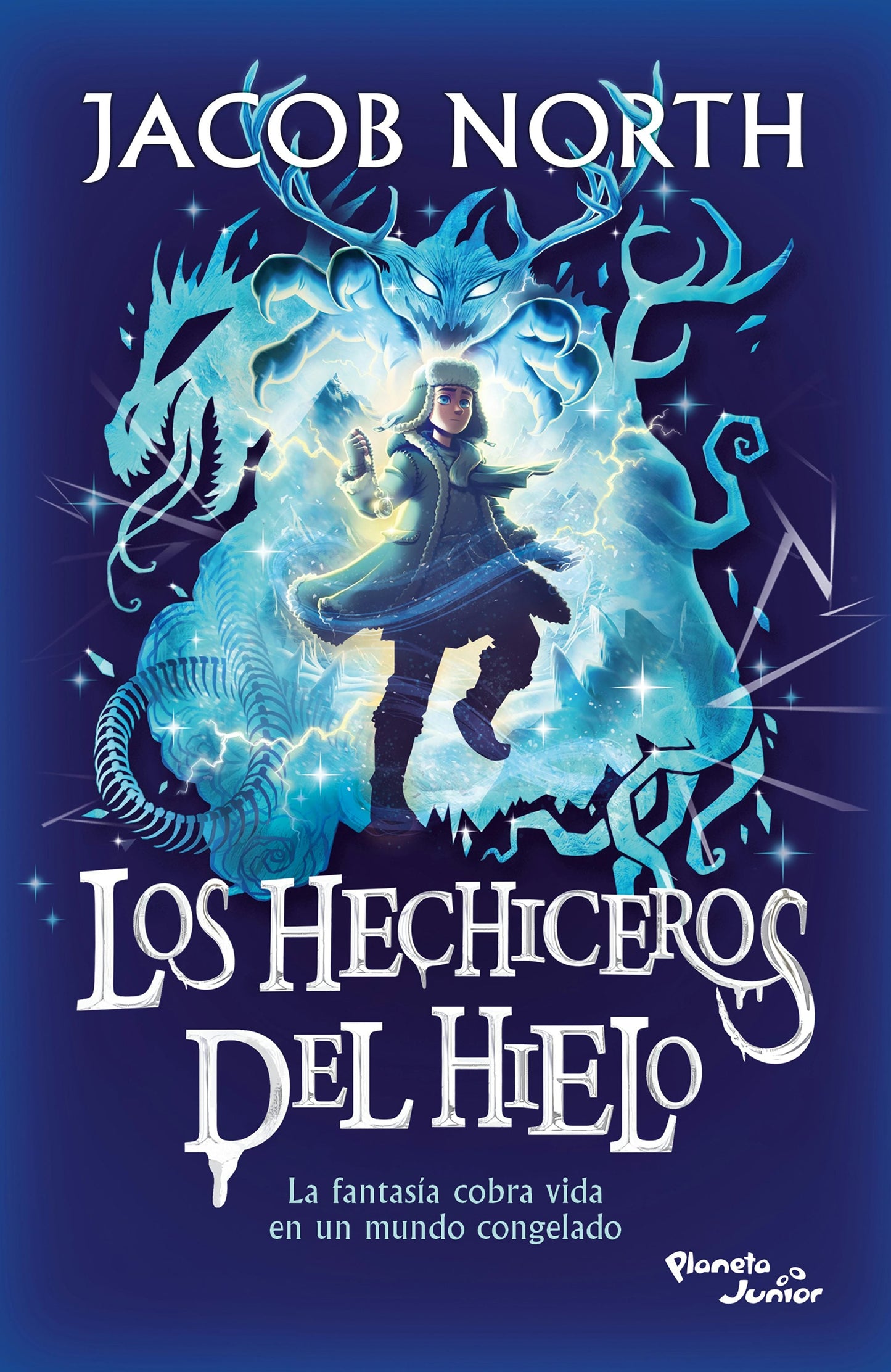 Book cover image for Los hechiceros del hielo: La fantasía cobra vida en un mundo congelado / Ice Apprentices (Aprendices 1) ISBN: 9786073934527