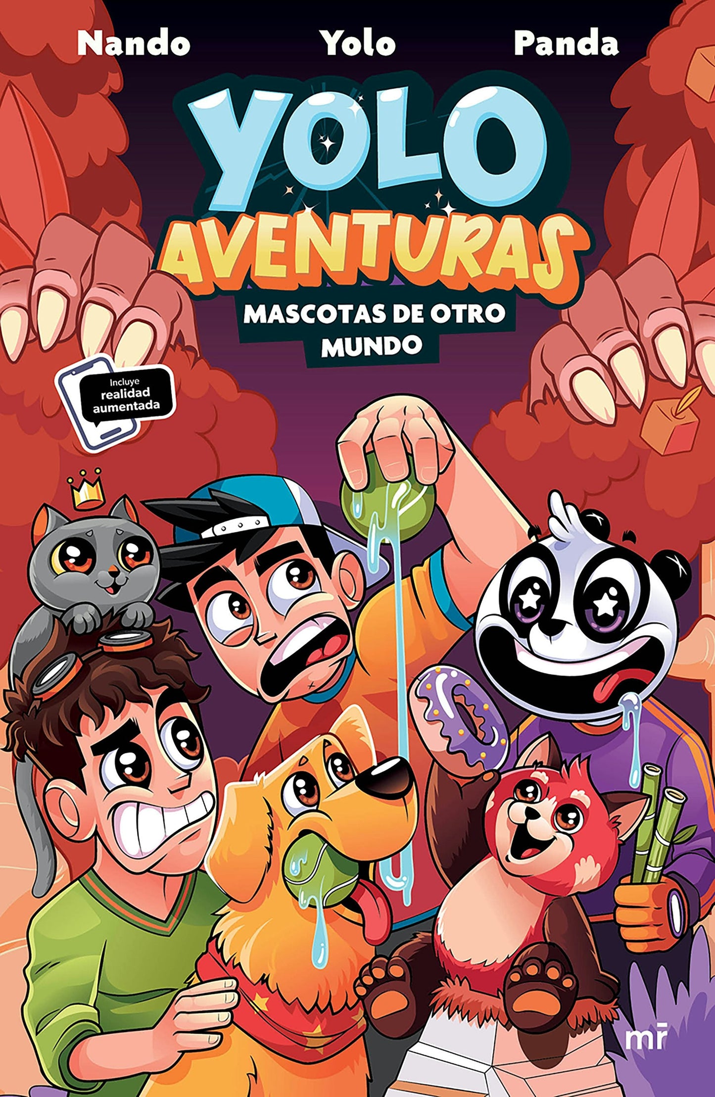 Book cover image for Yolo Aventuras 5. Mascotas de otro mundo: Incluye realidad aumentada / Yolo Aventuras 5. Pets from Another World: Includes Augmented Reality ISBN: 9786073936613