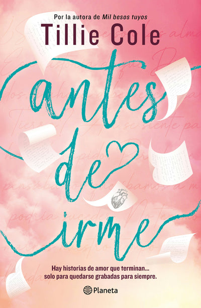 Cover image for Antes de irme / Write Me for You, isbn: 9786073937078