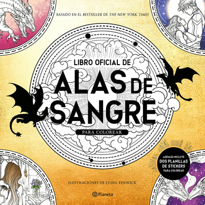 Cover image for Alas de sangre. Libro oficial para colorear / Fourth Wing: The Official Coloring and Sticker Book, isbn: 9786073937603
