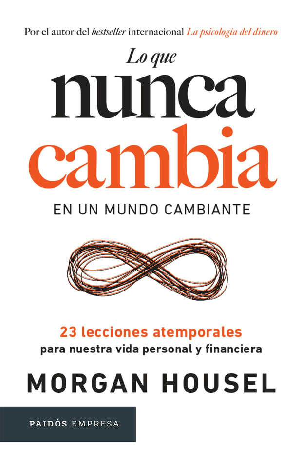 Cover image for Lo que nunca cambia: 23 lecciones atemporales para nuestra vida personal y financiera / Same as Ever, isbn: 9786075698915