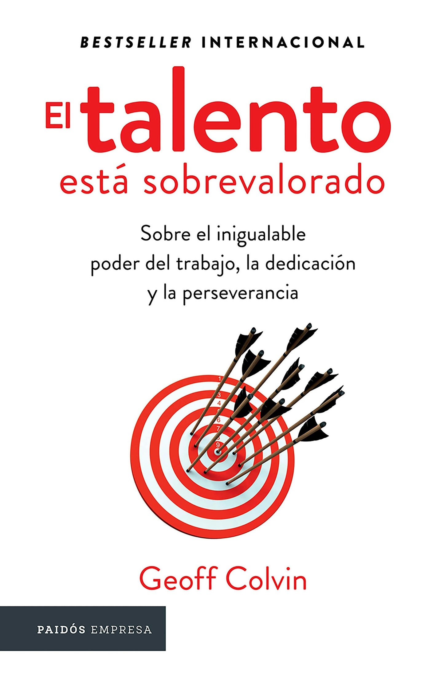 Book cover image for El talento está sobrevalorado: Sobre el inigualable poder del trabajo, la dedicación y la perseverancia / Talent is Overrated ISBN: 9786075699806