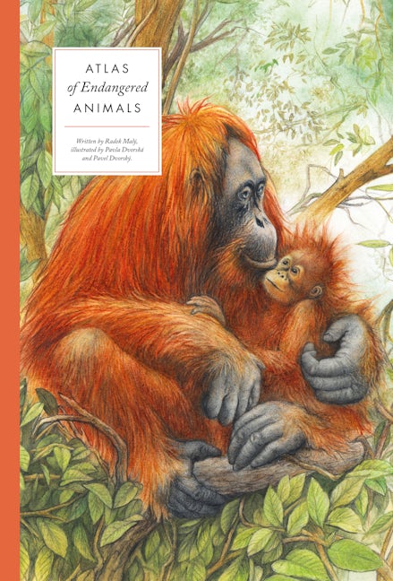 Book cover image for Atlas of Endangered Animals ISBN: 9788000061276