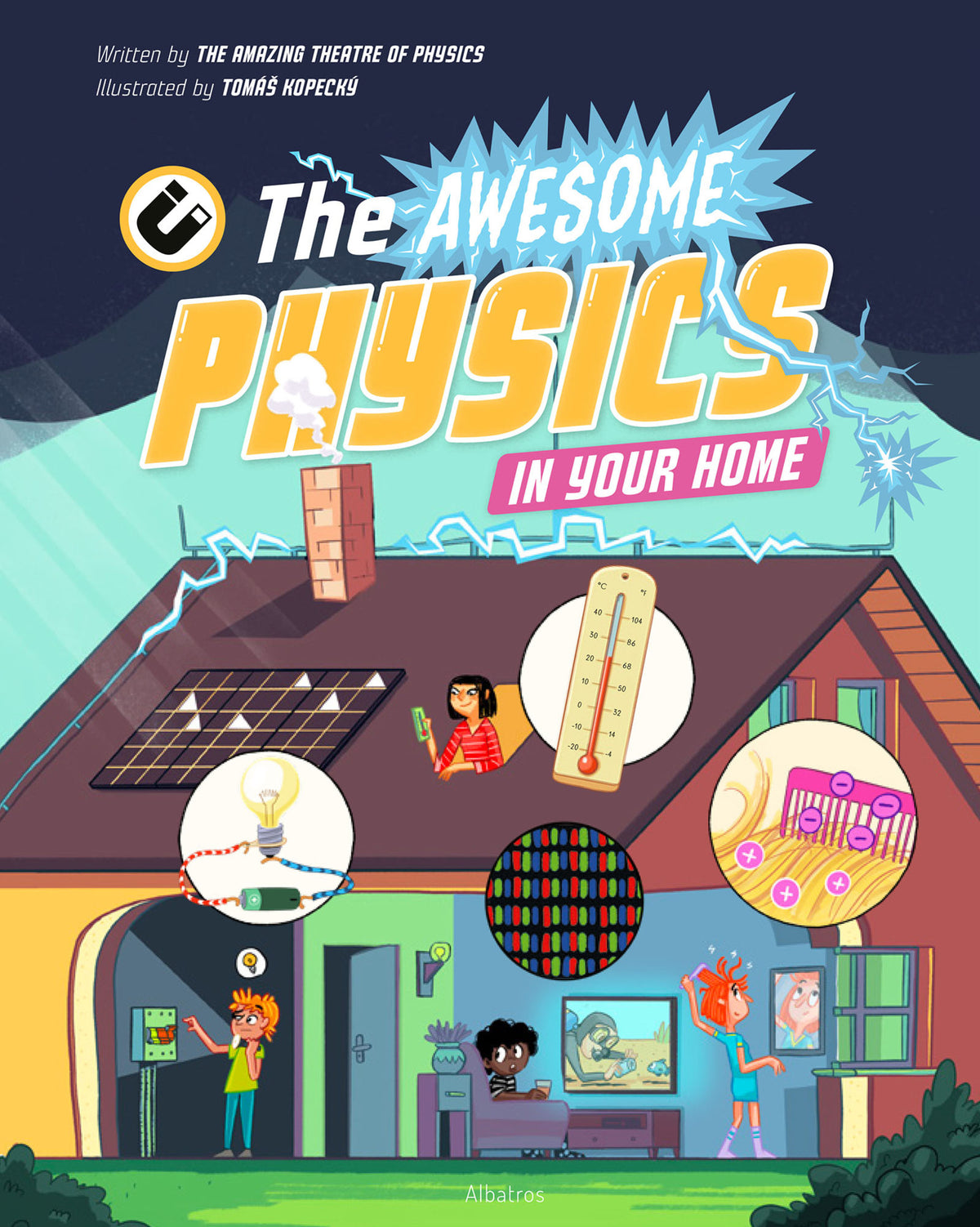 Cover image for The Awesome Physics in Your Home ISBN 9788000070940