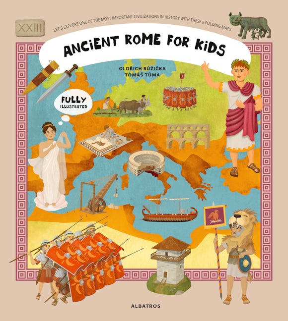 Book cover image for Ancient Rome for Kids ISBN: 9788000070971