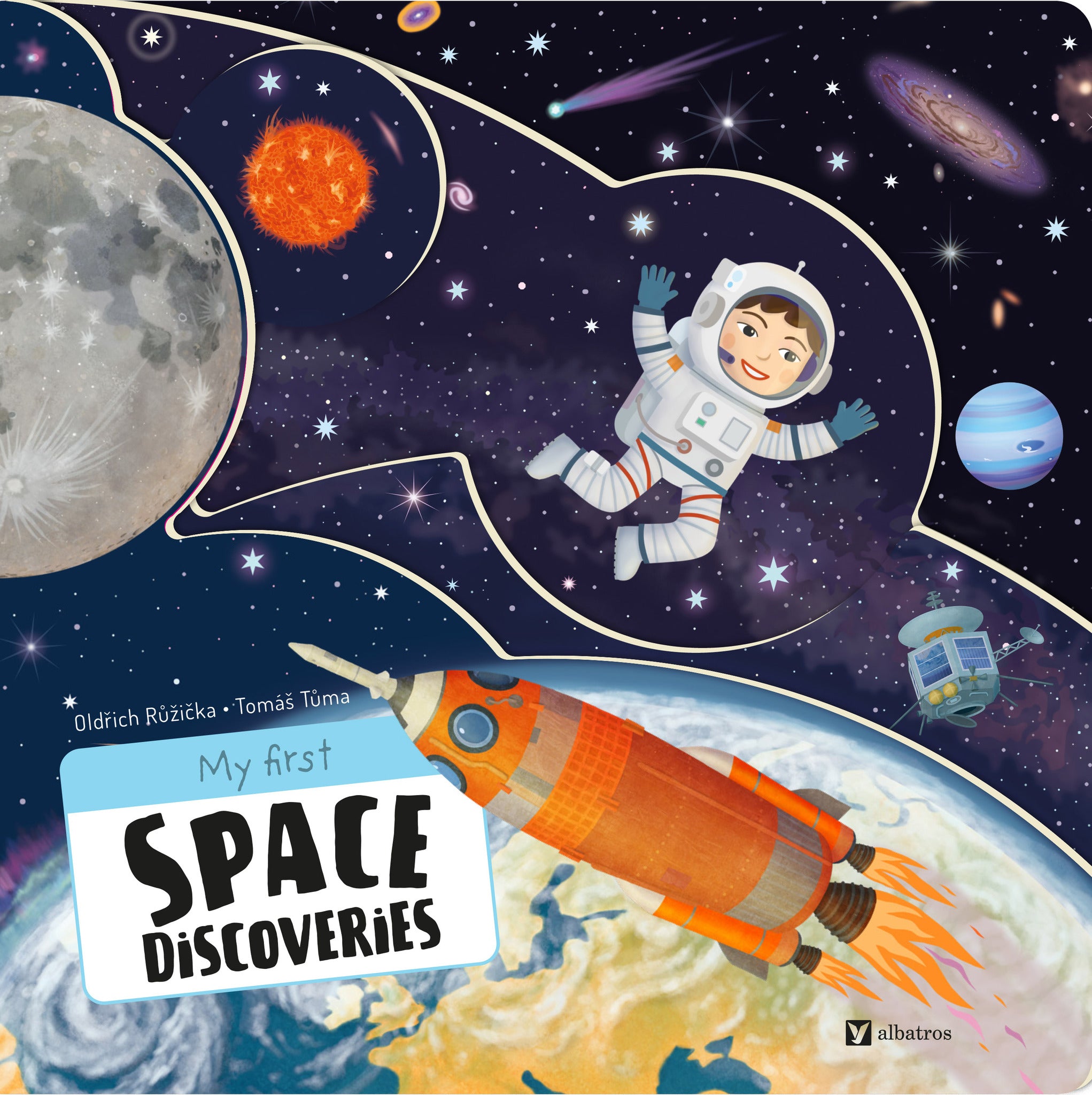 Cover image for My First Space Discoveries ISBN 9788000075761