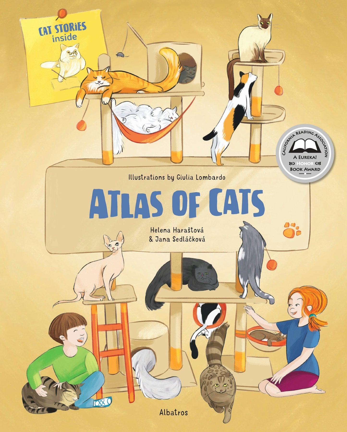 Book cover image for Atlas of Cats ISBN: 9788000078854