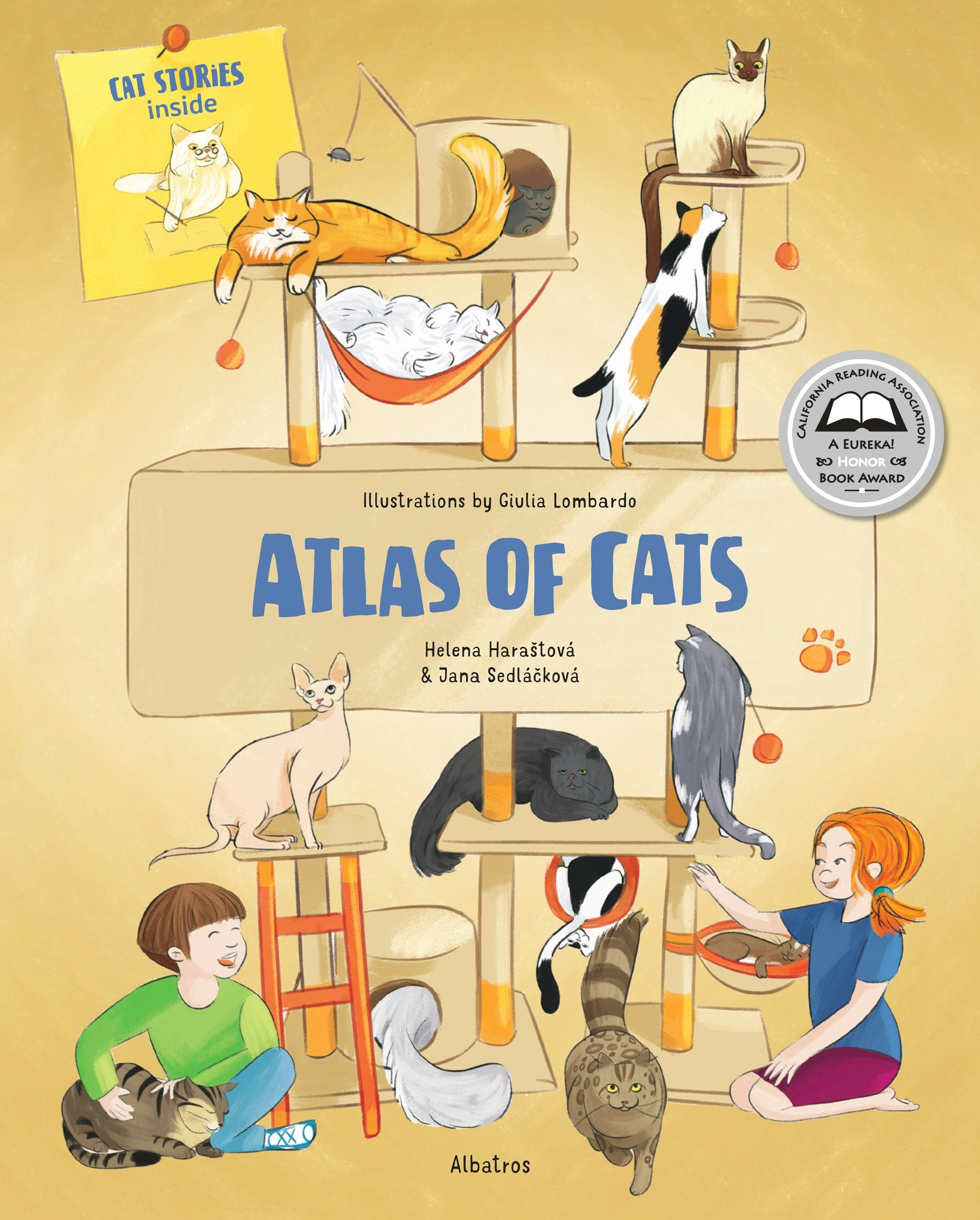 Book cover image for Atlas of Cats ISBN: 9788000078854