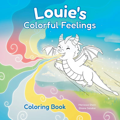 Cover image for Louie's Colorful Feelings Coloring Book, isbn: 9788000078922
