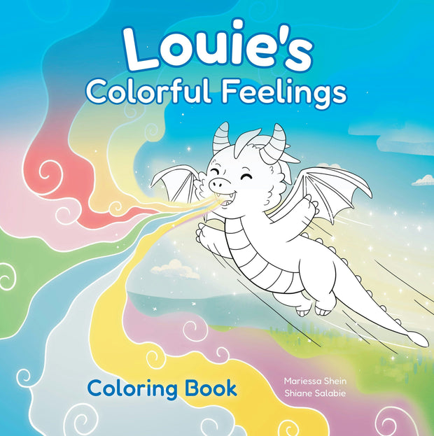 Cover image for Louie's Colorful Feelings Coloring Book, isbn: 9788000078922