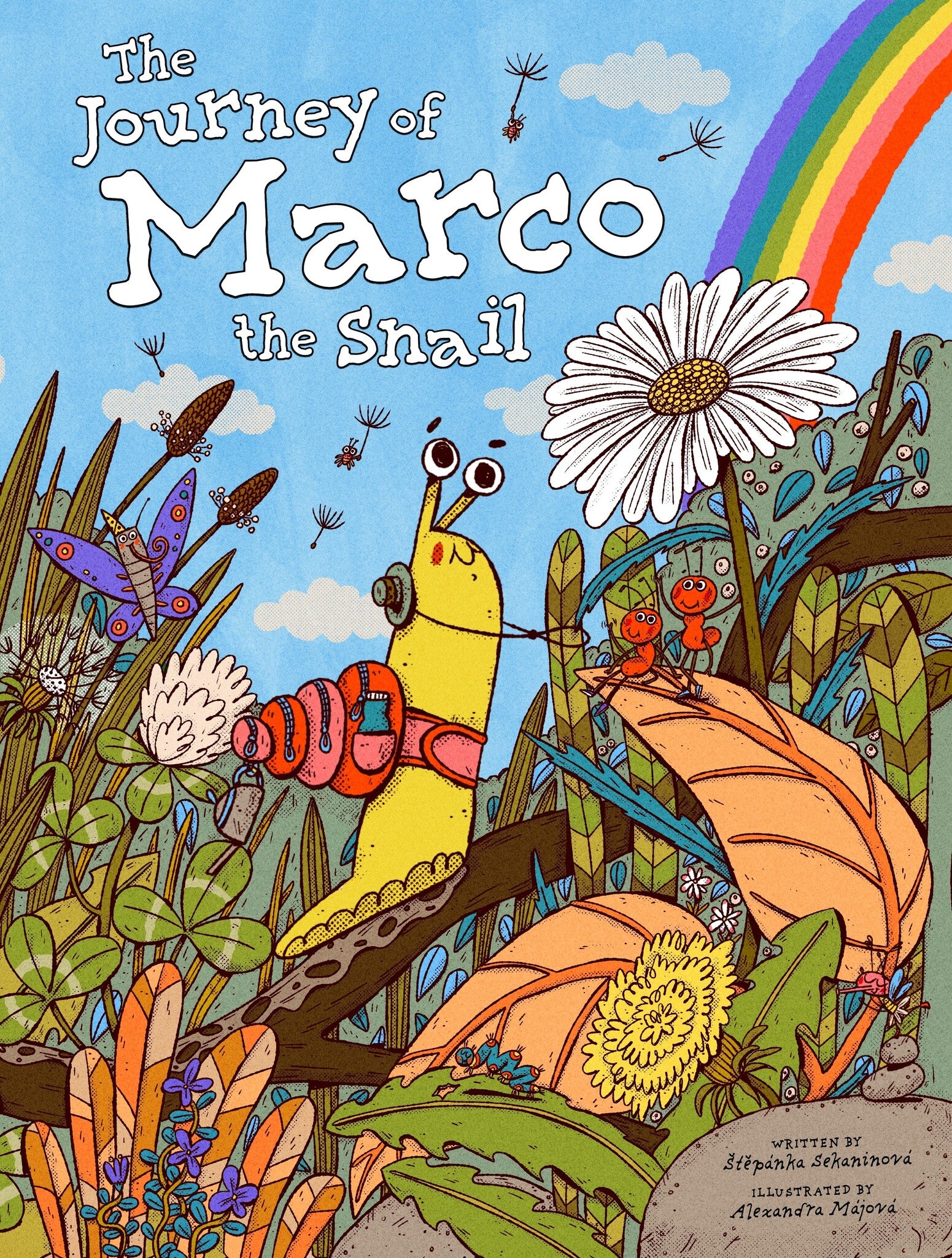 Cover image for The Journey of Marco the Snail ISBN 9788000082844