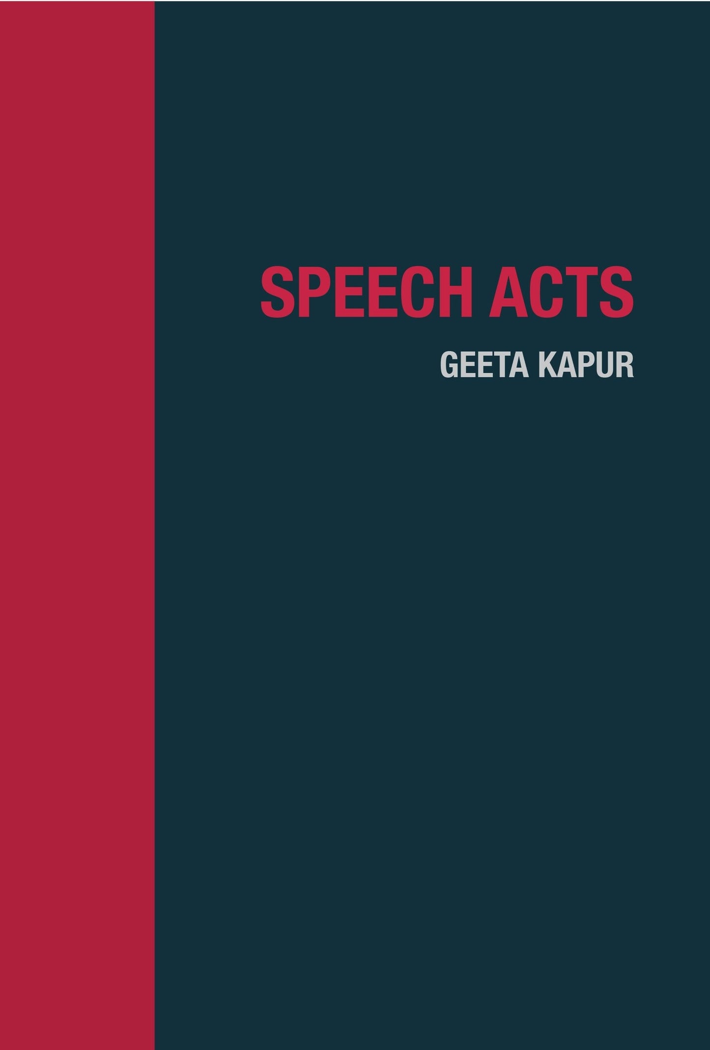 Book cover image for Speech Acts ISBN: 9788195639274