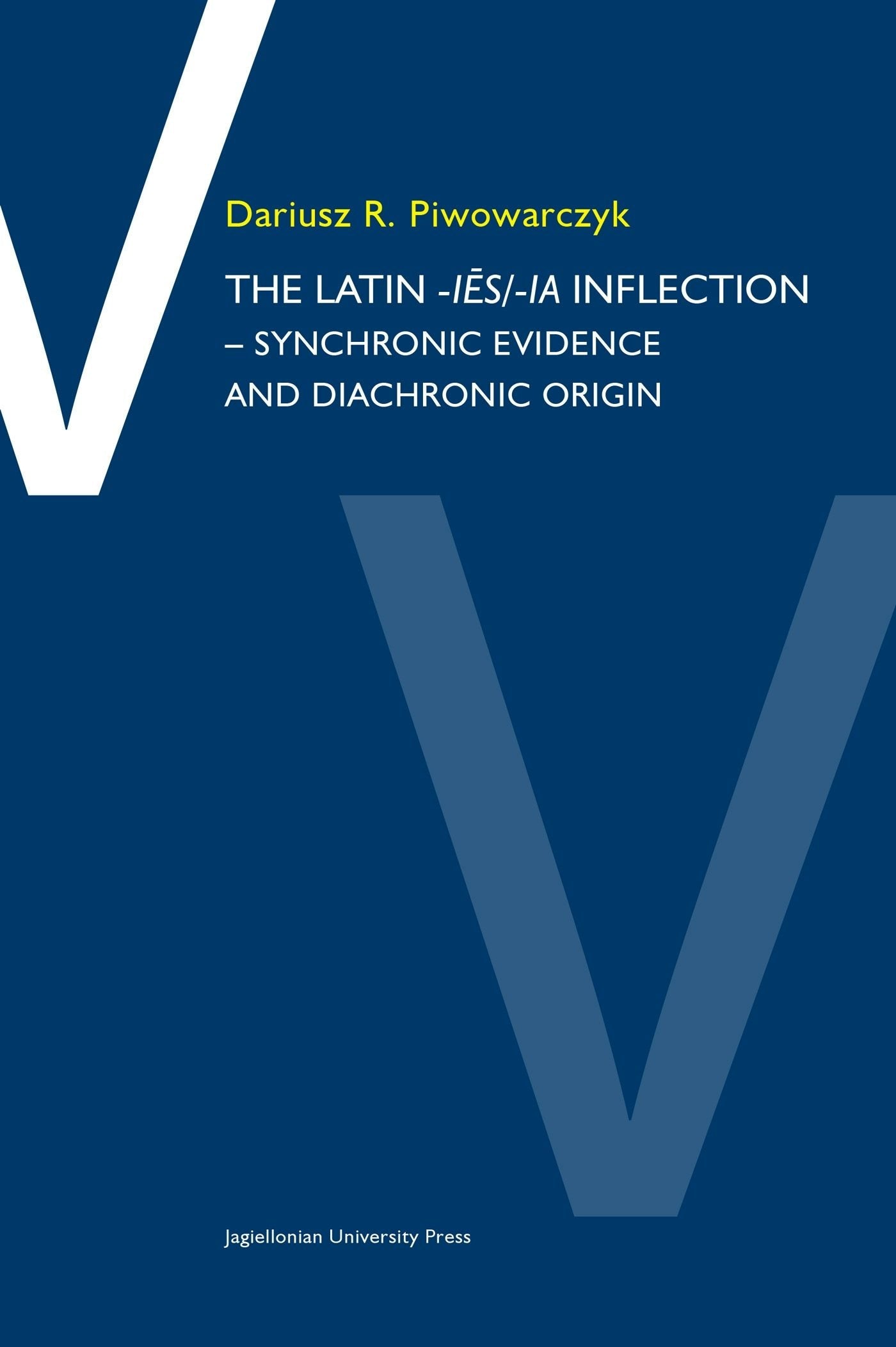 Book cover image for The Latin -iēs/ia Inflection ISBN: 9788323347804