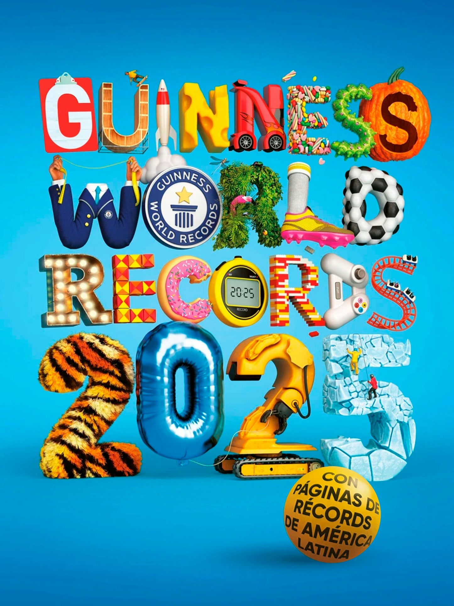 Book cover image for Guinness World Records 2025: con récords de América Latina (Edición Latinoamericana) / GWR 2025: Featuring Latin American Records (Latin American Edition) ISBN: 9788408290339