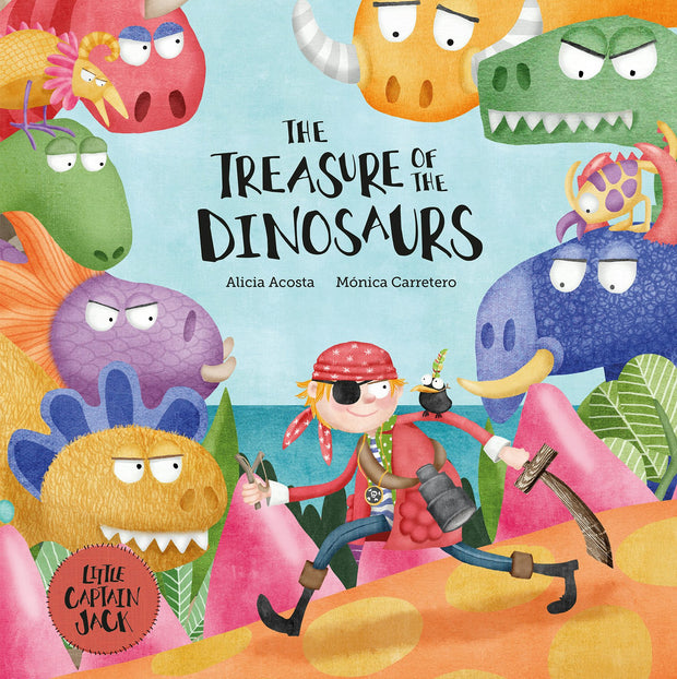 Cover image for The Treasure of the Dinosaurs, isbn: 9788410074323