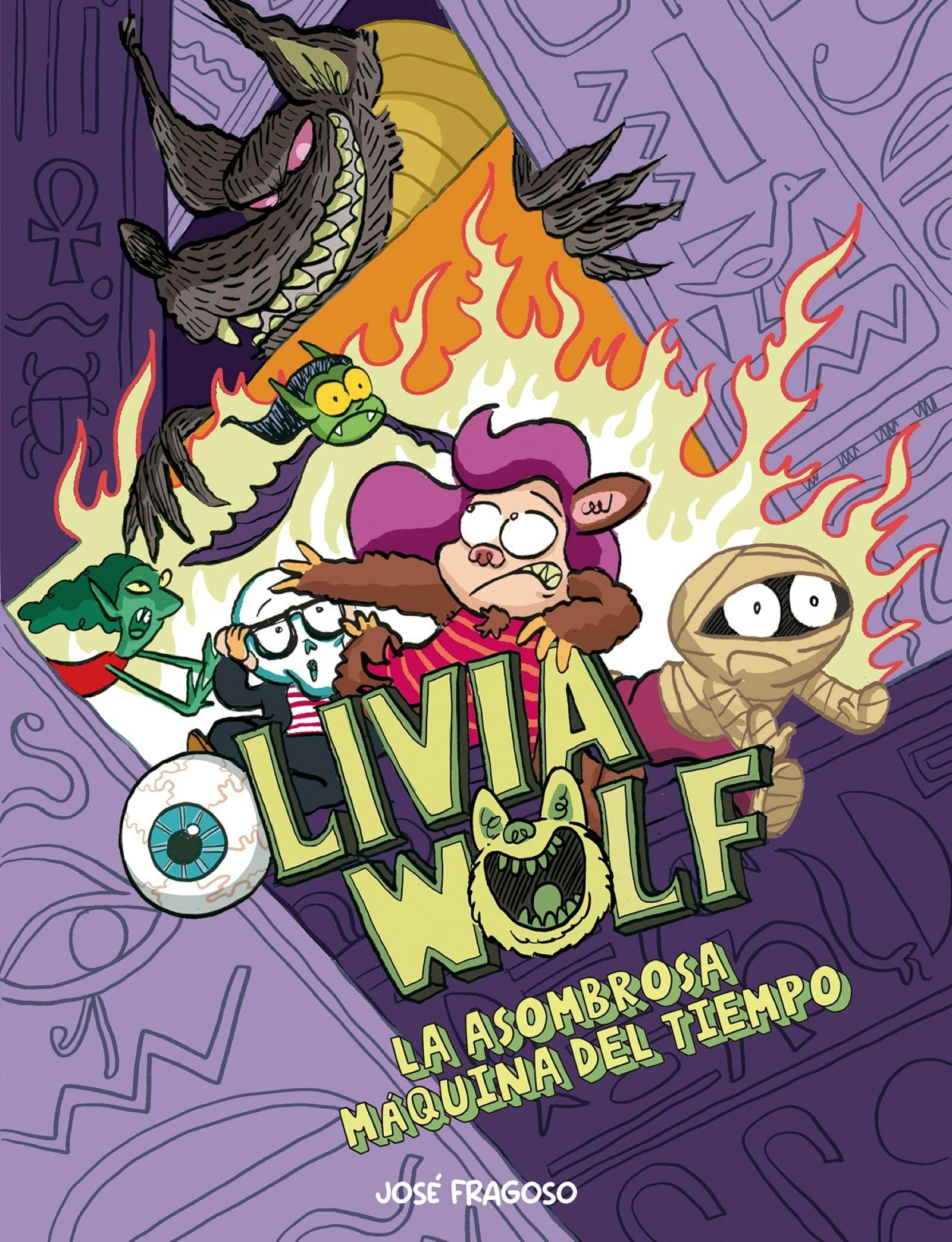 Book cover image for Olivia Wolf. La asombrosa máquina del tiempo ISBN: 9788410406124