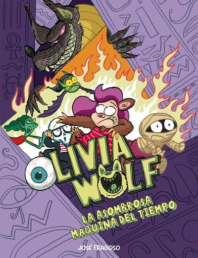 Cover image for Olivia Wolf. La asombrosa máquina del tiempo, isbn: 9788410406124