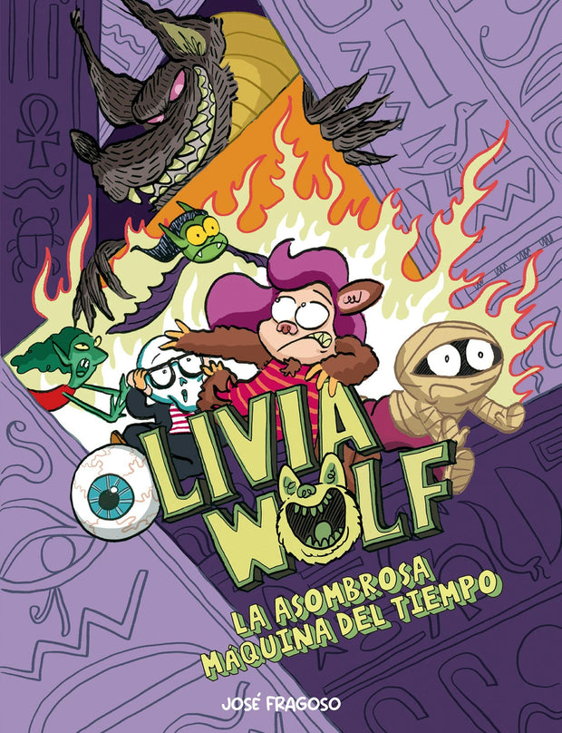 Cover image for Olivia Wolf. La asombrosa máquina del tiempo, isbn: 9788410406124