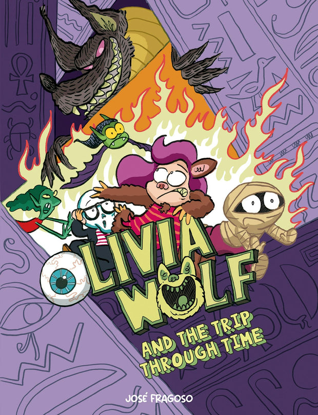 Cover image for Olivia Wolf and the Trip Through Time, isbn: 9788410406131