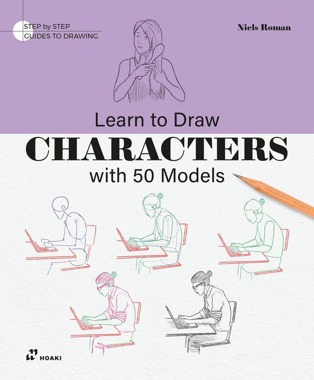 Cover image for Learn to Draw Characters with 50 Models, isbn: 9788410650657