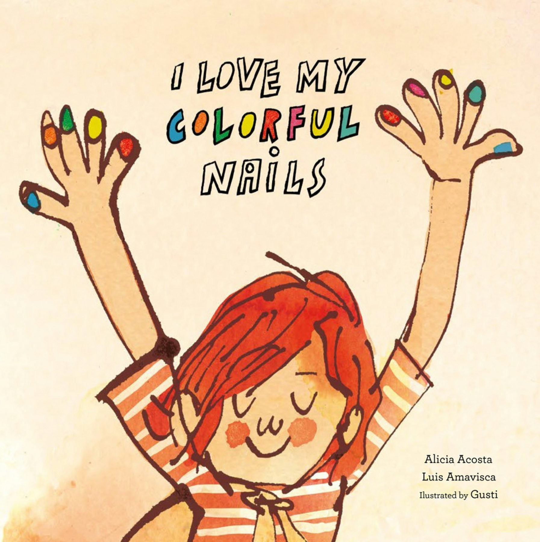 Book cover image for I Love My Colorful Nails ISBN: 9788417123598