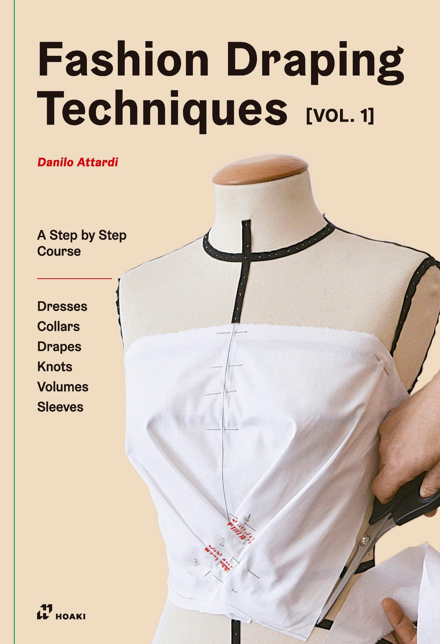 Book cover image for Fashion Draping Techniques Vol.1 ISBN: 9788417656324
