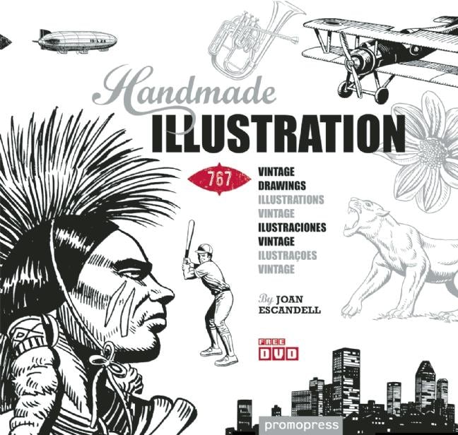 Book cover image for Handmade Illustration ISBN: 9788492810390
