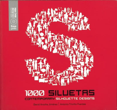 Cover image for 1000 Contemporary Silhouette Designs, isbn: 9788493543860