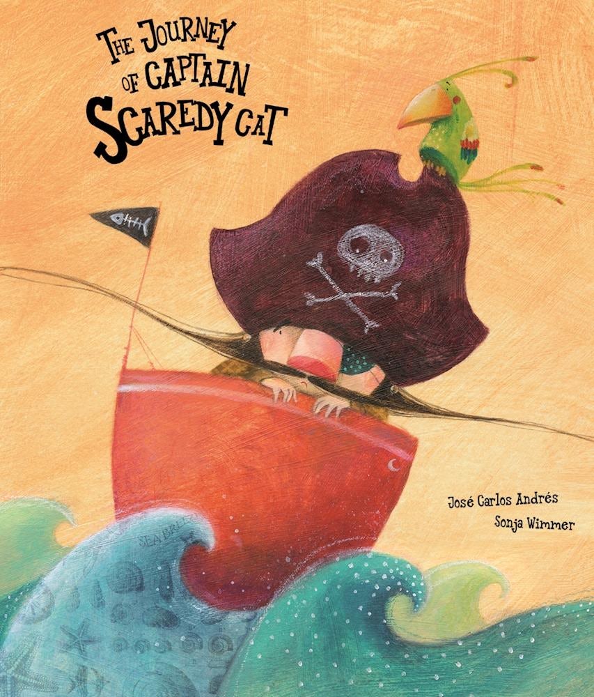 Book cover image for The Journey of Captain Scaredy Cat ISBN: 9788494369148