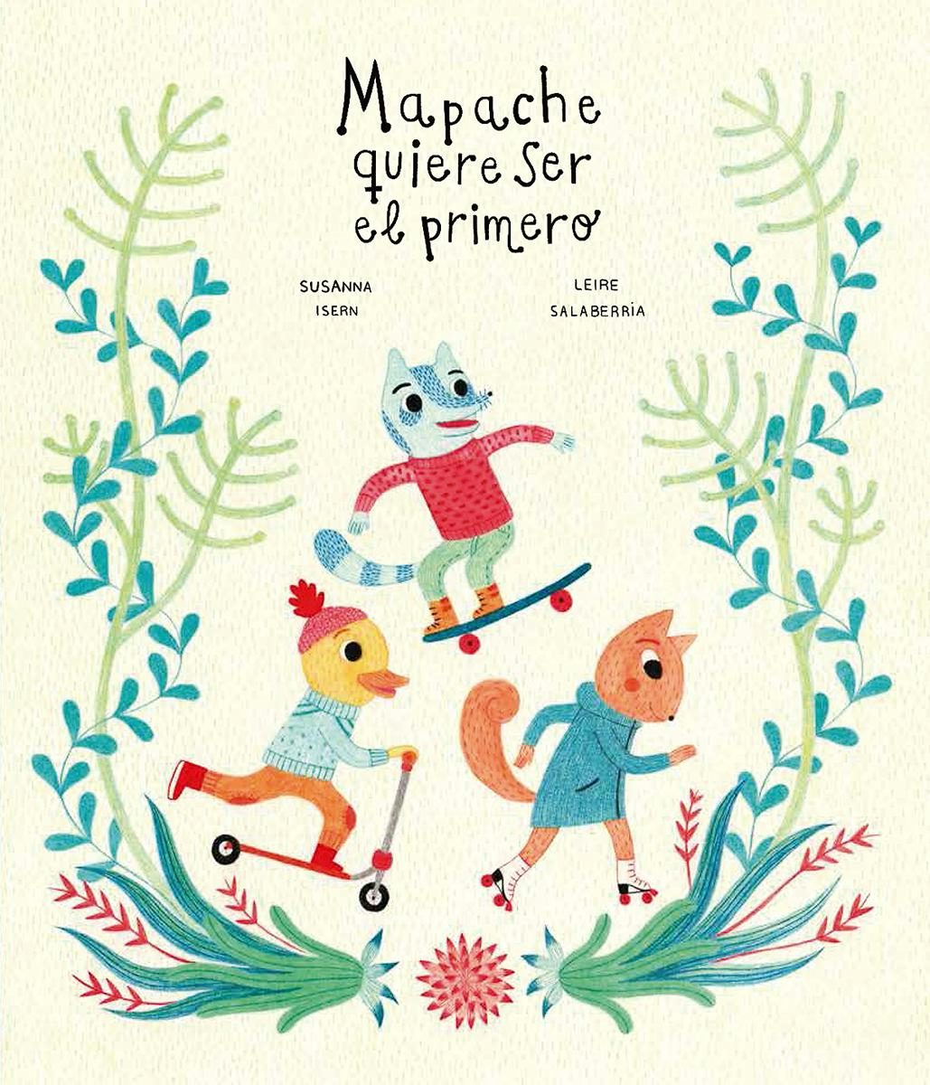 Book cover image for Mapache quiere ser el primero ISBN: 9788494369155
