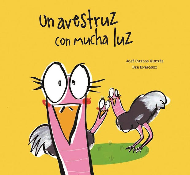Cover image for Un avestruz con mucha luz, isbn: 9788494541582