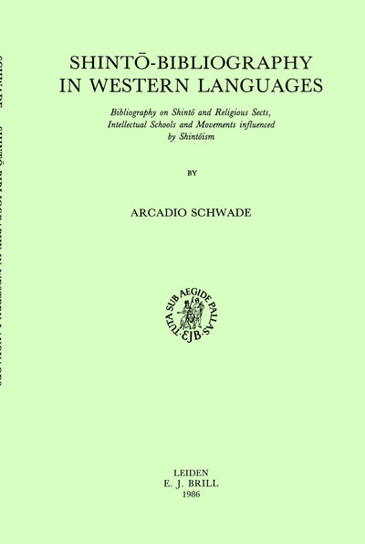 Cover image for Shintō-Bibliography in Western Languages, isbn: 9789004081734