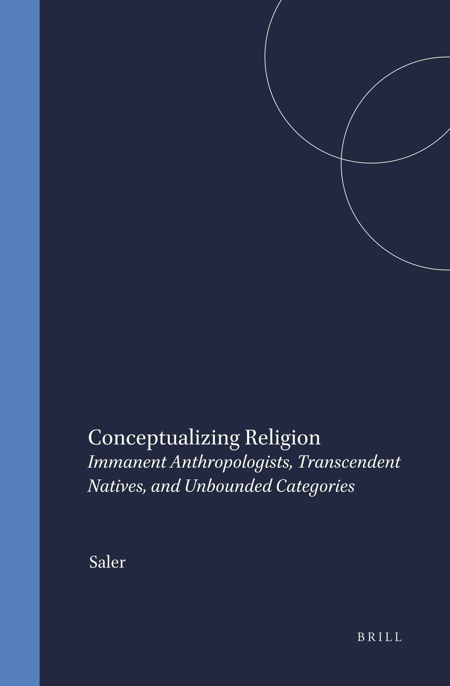 Book cover image for Conceptualizing Religion ISBN: 9789004095854