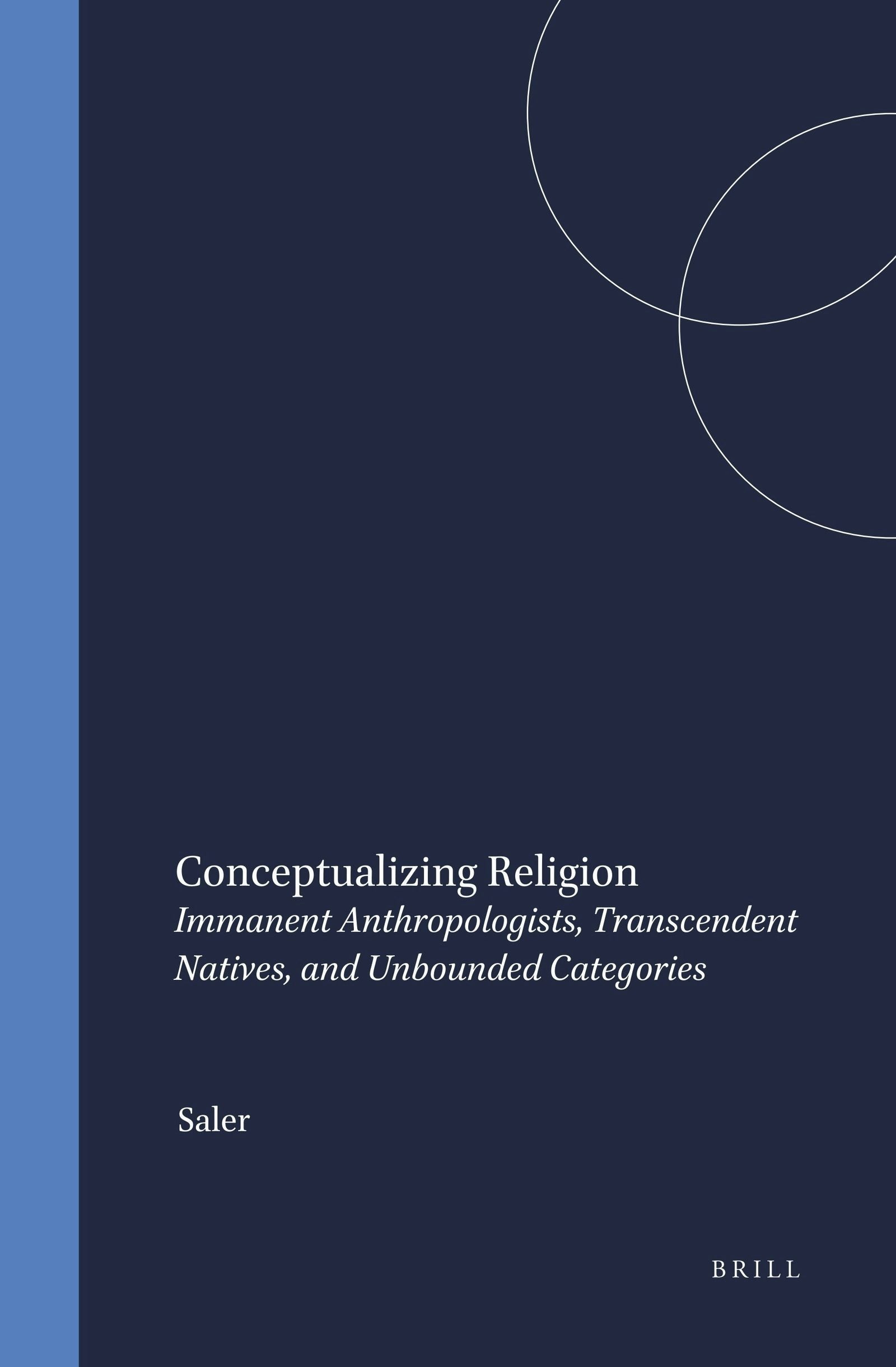 Book cover image for Conceptualizing Religion ISBN: 9789004095854