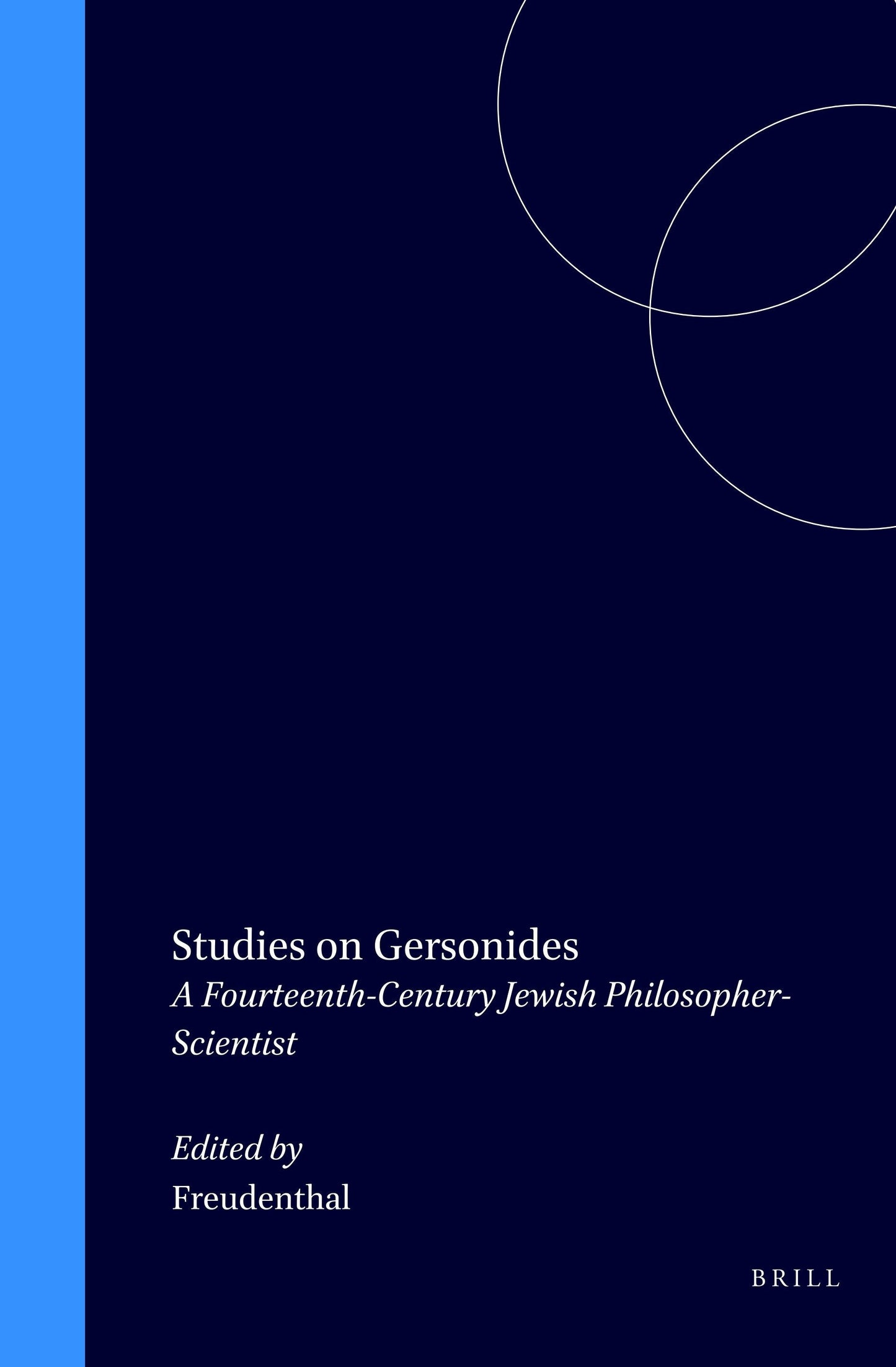 Book cover image for Studies on Gersonides ISBN: 9789004096417