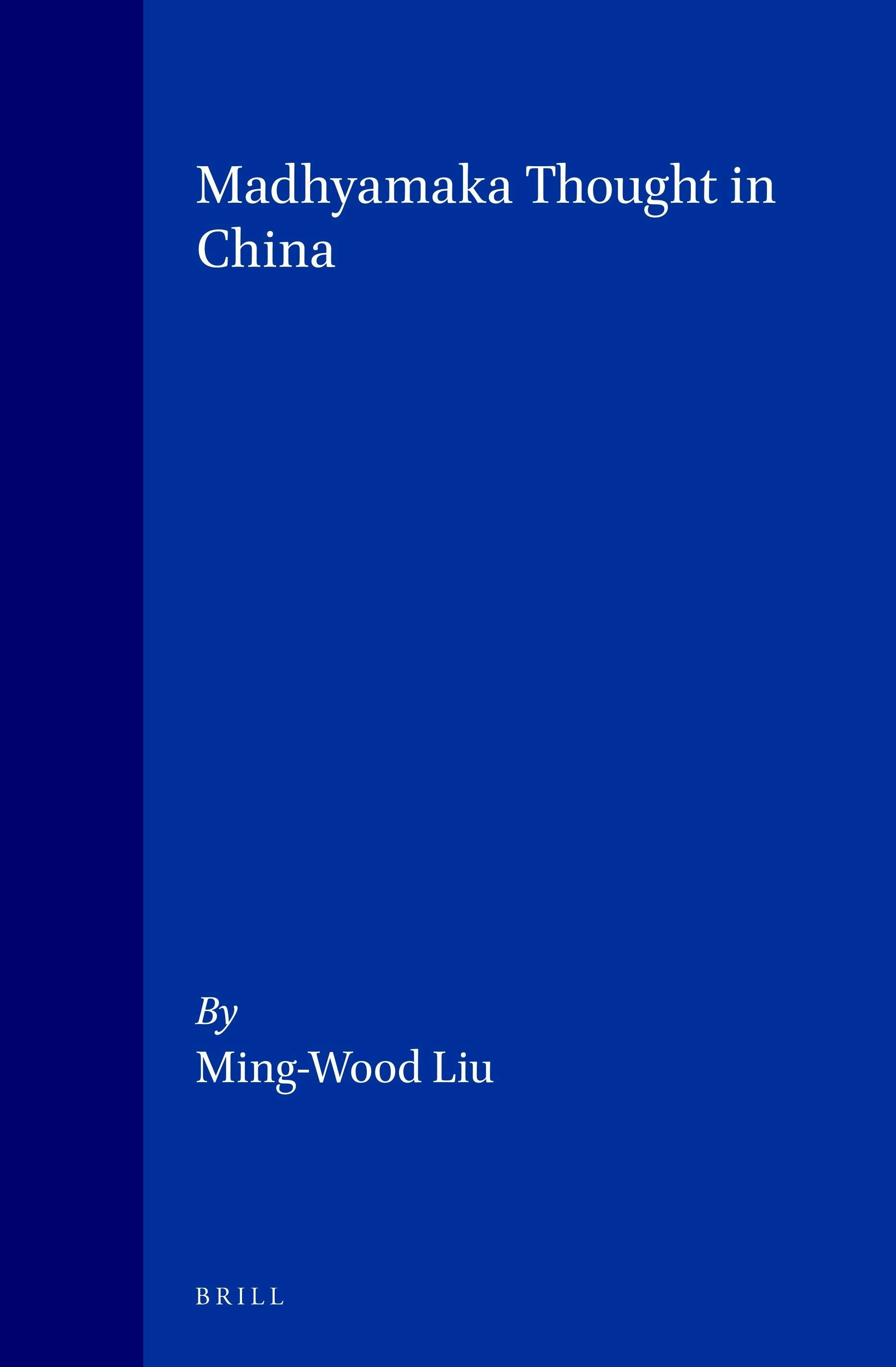 Book cover image for Madhyamaka Thought in China ISBN: 9789004099845