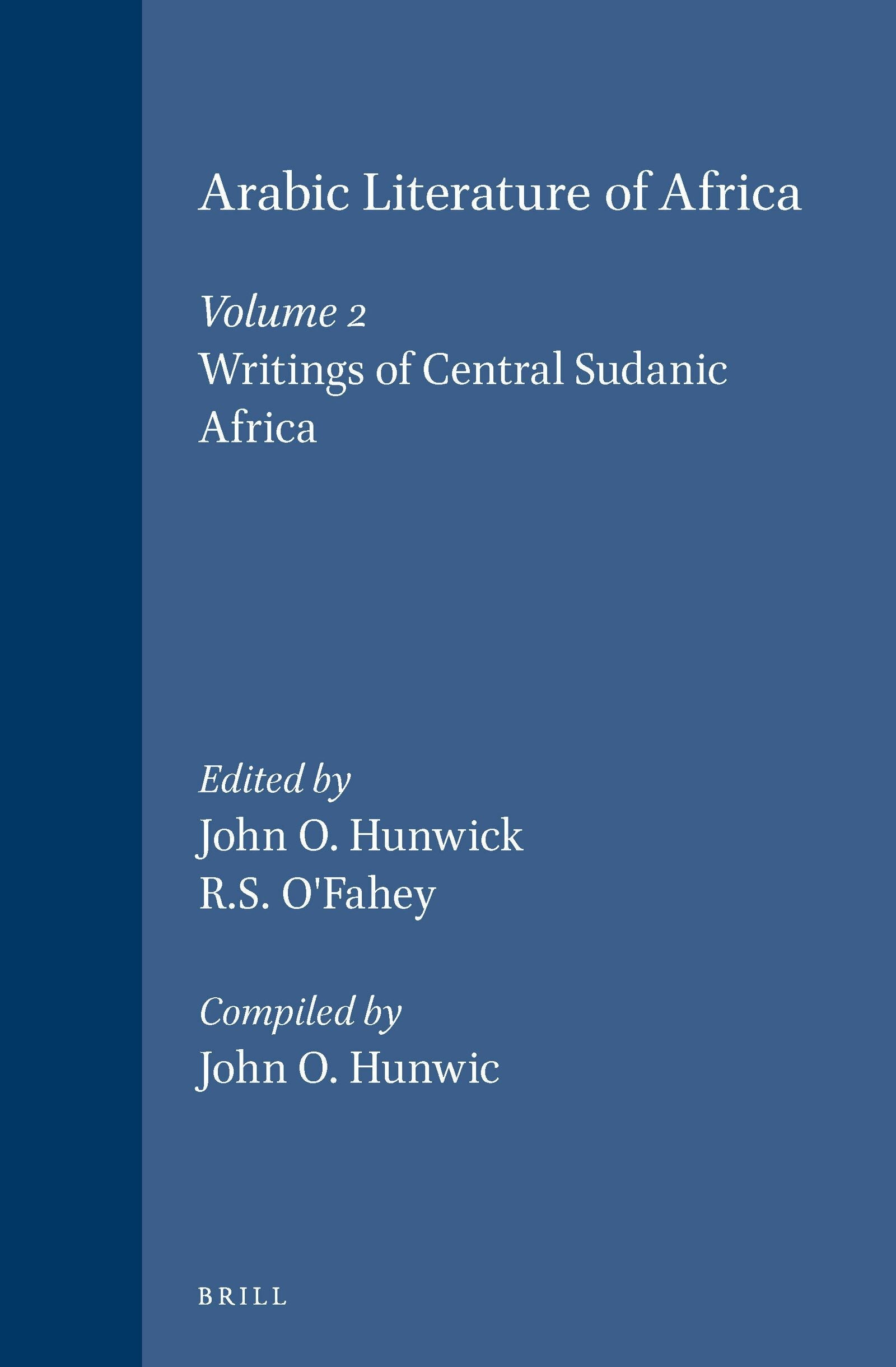 Arabic Literature of Africa, Volume 2
