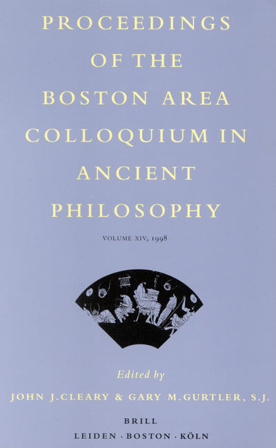 Cover image for Proceedings of the Boston Area Colloquium in Ancient Philosophy, isbn: 9789004113954