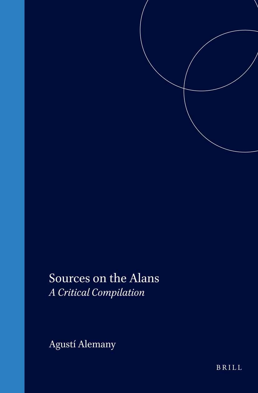 Book cover image for Sources on the Alans ISBN: 9789004114425