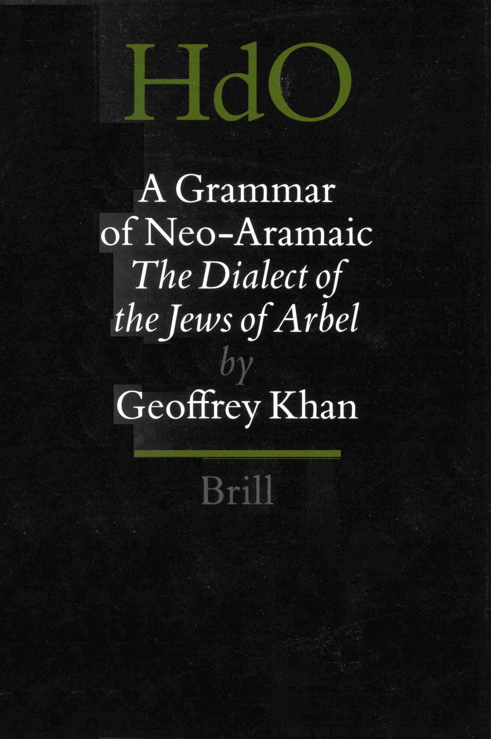 Book cover image for A Grammar of Neo-Aramaic ISBN: 9789004115101