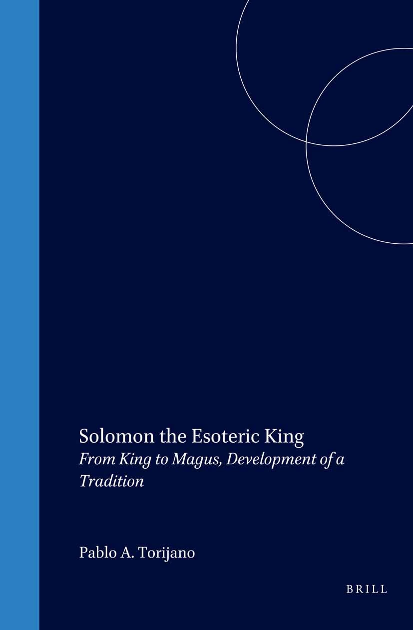 Book cover image for Solomon the Esoteric King ISBN: 9789004119413