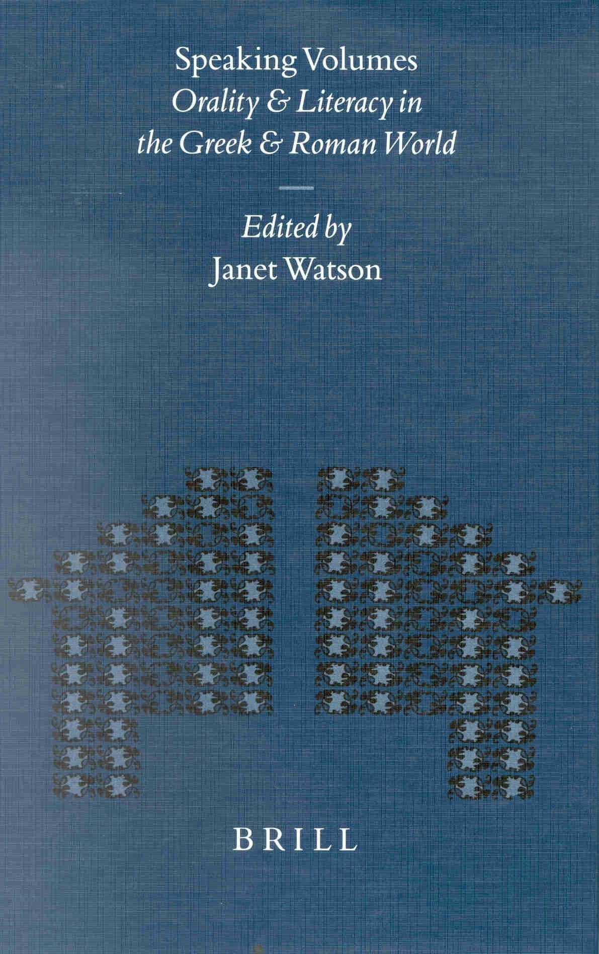 Book cover image for Speaking Volumes ISBN: 9789004120495
