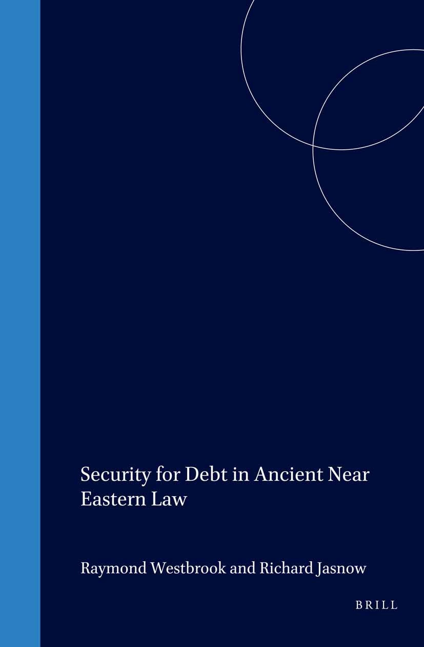 Book cover image for Security for Debt in Ancient Near Eastern Law ISBN: 9789004121249