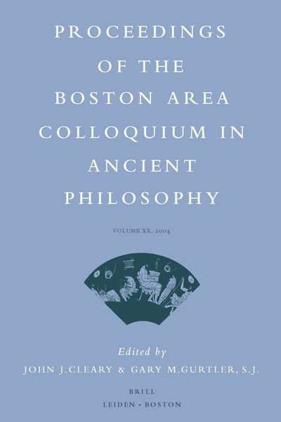 Cover image for Proceedings of the Boston Area Colloquium in Ancient Philosophy, isbn: 9789004142480