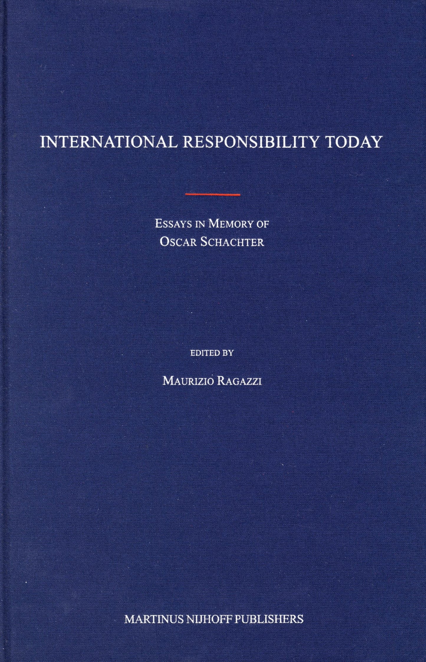 Book cover image for International Responsibility Today ISBN: 9789004144347
