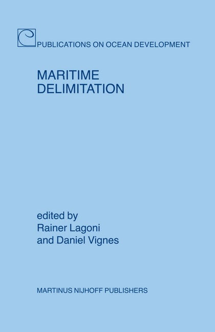 Book cover image for Maritime Delimitation ISBN: 9789004150331