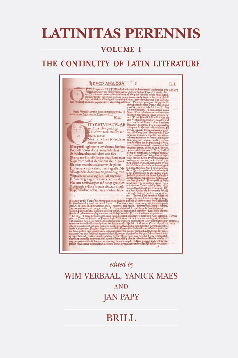Book cover image for Latinitas Perennis. Volume I: The Continuity of Latin Literature ISBN: 9789004153271