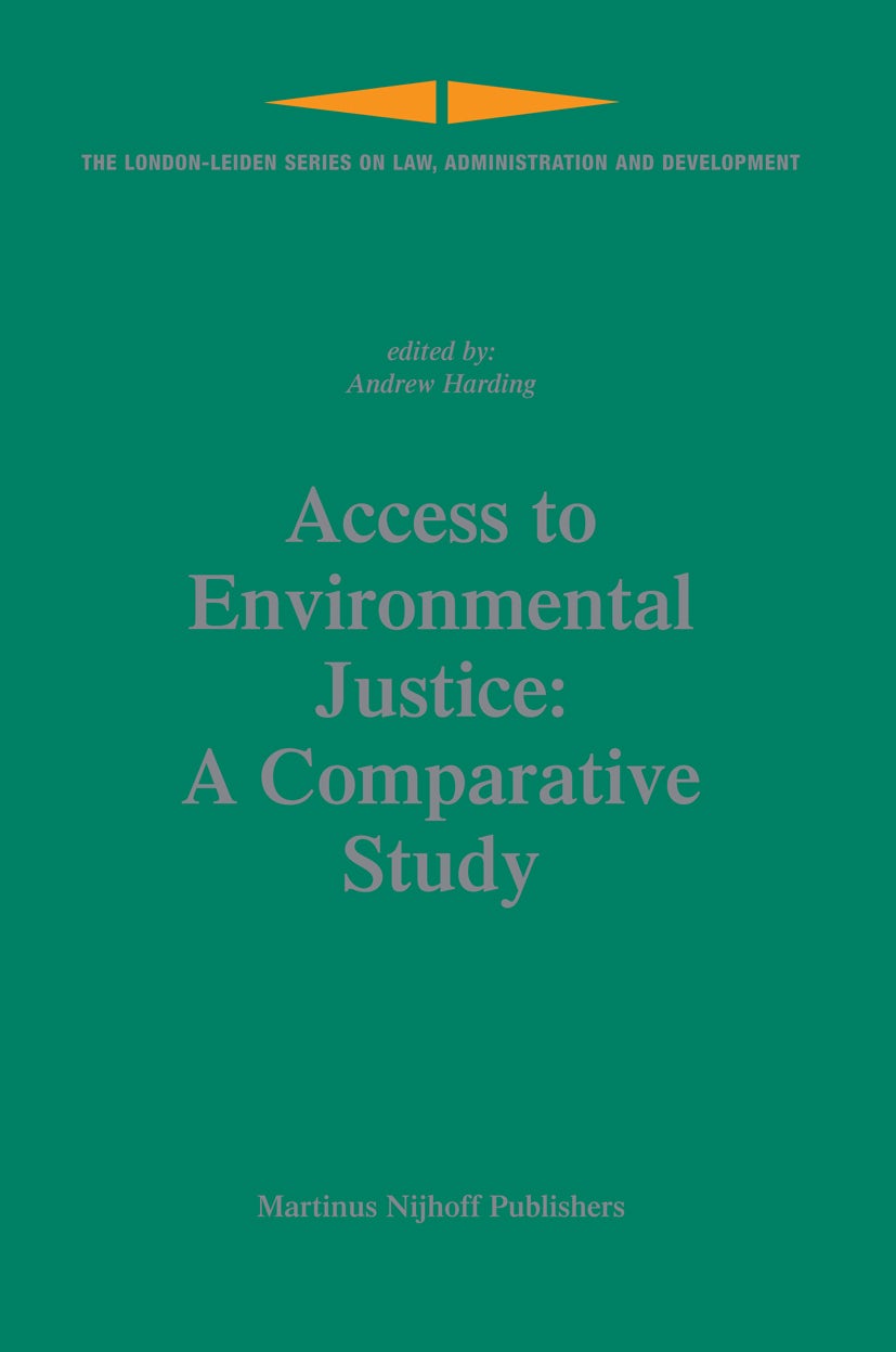 Book cover image for Access to Environmental Justice: A Comparative Study ISBN: 9789004157835